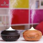 PP ABS 35ML/H 210ml Wood Grain Ultrasonic Humidifier 12W