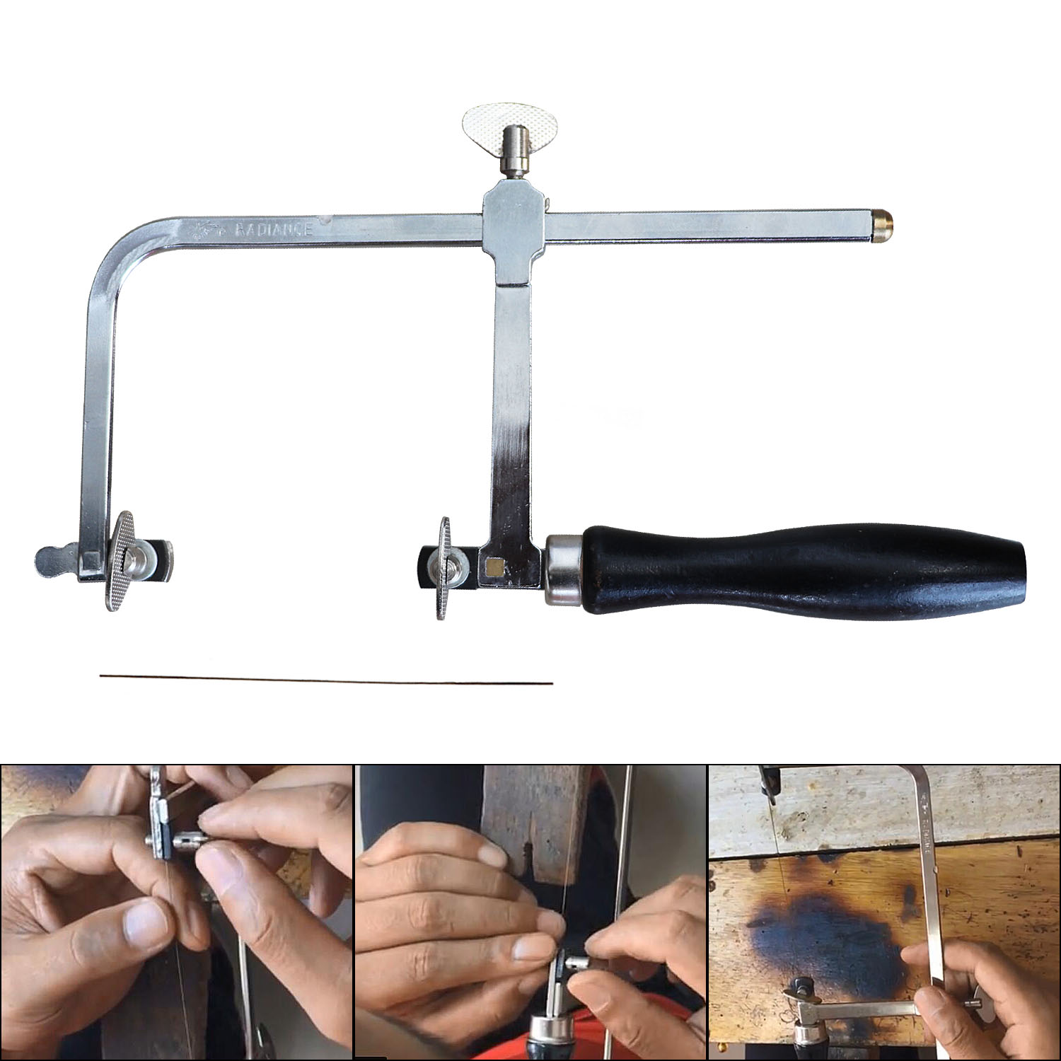 Stainless Steel Handmade Jewelry Tools U Shape Saw Frame Adjustable