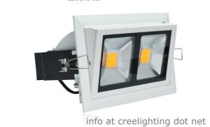 China 38W LED Downlight 80 Lm/W 2pcs COB Epistar 100-240V AC wholesale