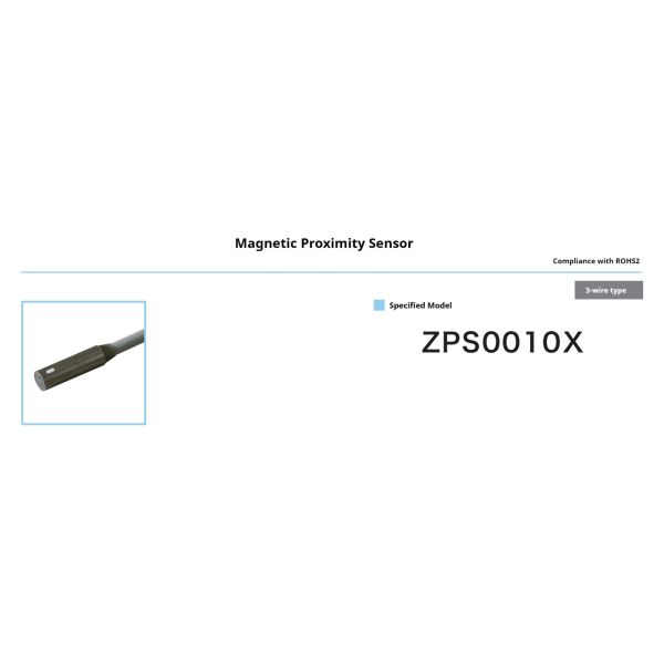 Magnetic Proximity Switch Sensor ZPS0010X Inductive Proximity Switch with Npn Normally Open Output Voltage 5V 24V SUS Tube