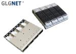 Durable Heat Sink SFP Cage Assembly 3 Port Without Integrated SFP Connector