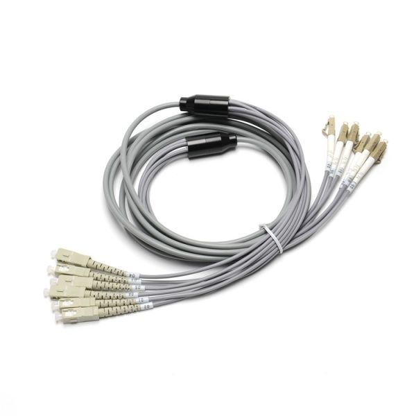 OM2 Fiber Patch Cord Sc To Lc Multimode 6 Core 12 Core 3m 10Gb