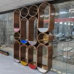 1000-2000mm Art Design Stainless Steel Metal Screen Partition For Commercial
