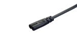 Non-Grounding European VDE 2 Prong Round Pin 2.5A Waterproof Plug Power Cord