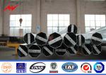 Galvanized 16m 10KN Electrical Steel Utility Pole 1mm To 30mm Thickness