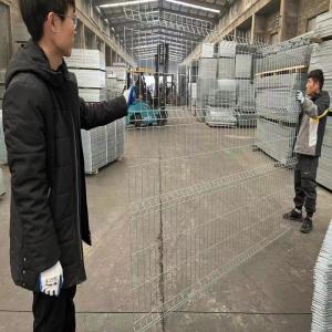China 4mm Wire Diameter 50 X180mm 3d Curved Fence For Boundary Wall wholesale