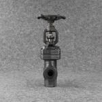 Angle Type Forged Steel Globe Valve SW NPT Carbon Steel Angle Stop Valv