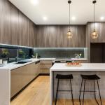 Practical Italian Furniture Modern Kitchen Storage Cabinets with RICE BOX