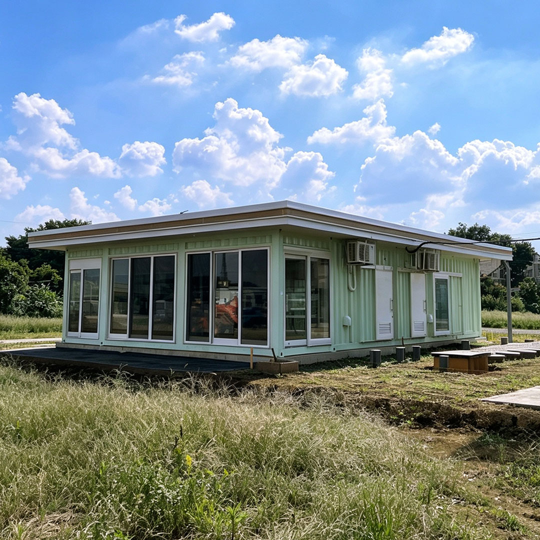 Rectangular Container House Prefab Steel Composite Modular House Outdoor Steel Container for Factory Agriculture