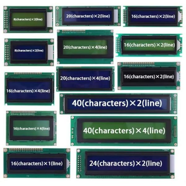 YMC1602SB-X04 Monochrome LCD Module with 5.0V Logic Supply Voltage 16×2 Resolution