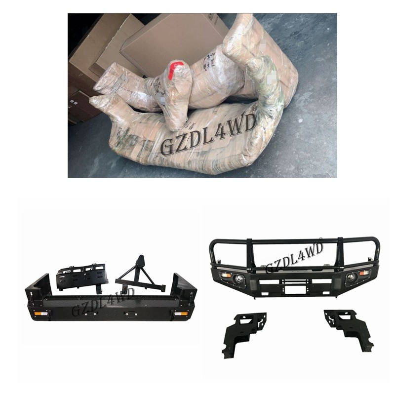 4x4 Front Rear Bumper Steel Car Bull Bar Fit Land Cruiser 100 Series