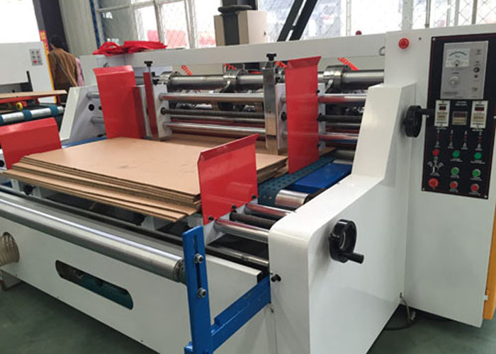 Auto Belt Paper Feed Thin Blade Slitter Scorer Machine Manual Adjust