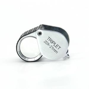 China Triplet Type Drop Shaped Gemstone Jewellers Loupe 20X Magnification wholesale