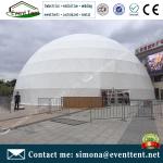 Snow White Color Large Dome Tent Diameter 30m Transparent For Road Show