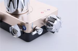 China Double Switch Shower Thermostatic Control Valve , 1/2 Inch Thermo Shower Valve wholesale