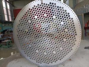 China Dn15 - Dn1500n Stainless Steel Tube Sheet Flanges Heat Exchanger Baffle Plate wholesale