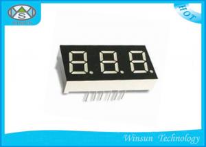 China 3 Digit 7 Segment Display 0.25 Inch , Digital Numeric Display For Mechanical Equipments wholesale