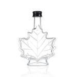 Maple Leaf Shape Clear Glass Wine Bottles 70ml 100ml 250ml For Restaurants