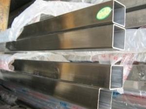 China Welded Stainless Steel Square Pipe For Staircase Railings / Shutters /  Railings wholesale