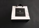 Logo Printing White Paper Shopping Bags , Printed MerchandisePaper Bags Ribbon