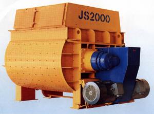 China JS1000/JS1500/JS2000 batching plant mixer Sicoma Twin Shaft Mixer on sale