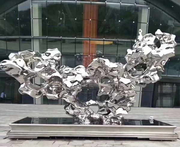 Stainless Steel Ss Sculpture Abstract Outdoor Decor Statues And Metal Yard