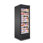 450 Liters Plug In R290 Refrigerant Swing Upright Glass Door Freezer Merchandise