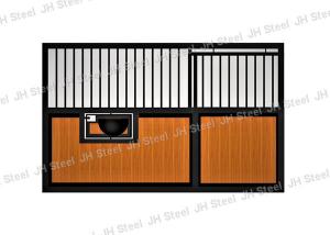 China Jinghua Galvanized Horse Stable with 20/25/32mm bamboo wood door on sale