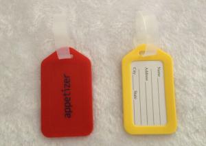 China Soft PVC Luggage Tag, Customized Colors are Welcome wholesale