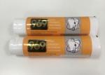 Whitening Toothpaste Plastic Laminated Tubes Package With Big Flip Top Cap ,