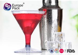 China Plastic Fluted Champagne Glasses 5 OZ PS Disposable Plastic Cup wholesale