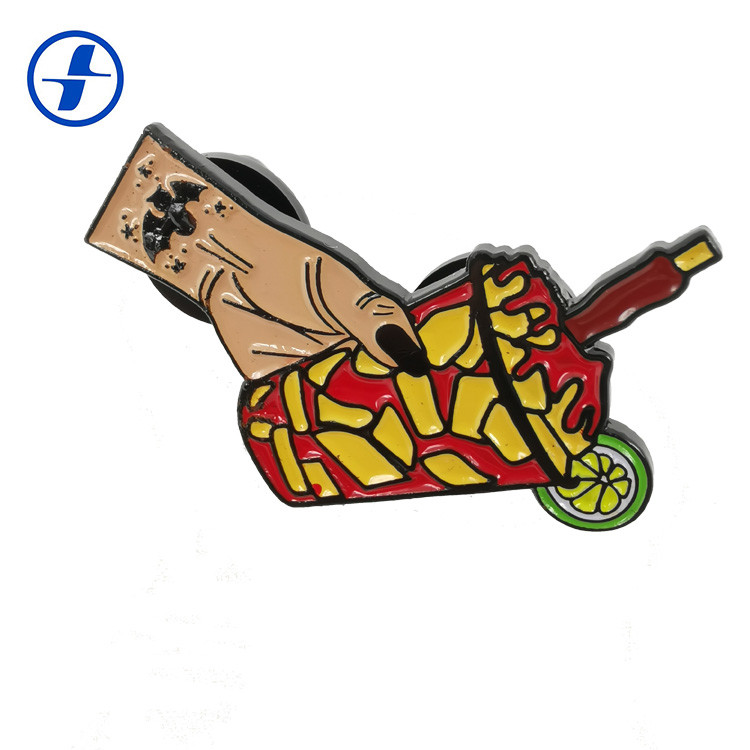 Wholesale Customized metal plating soft enamel badge lapel pins