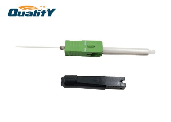 Quick Assembly SC / APC Optic Fiber Fast Connector Hot Melt Type / Fast Connectors Fiber Optic