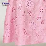 Ladies african bazin hand embroidery design party swing casual dress dresses