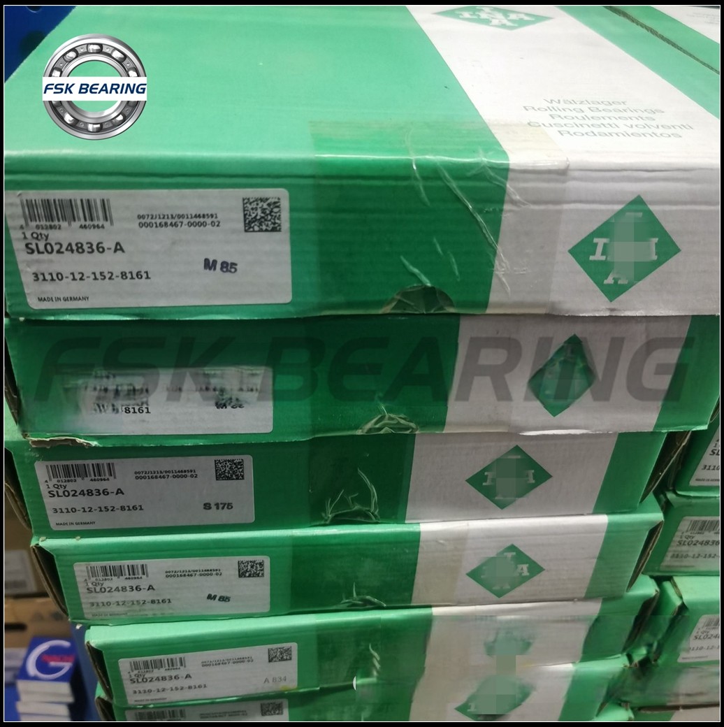 High Radial Load SL024836-A NNCL4836CV Double Row Cylindrical Roller Bearings 180*250*69 mm P6 P5
