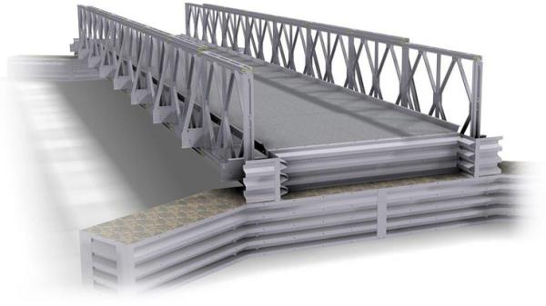 Bolt-A-Bin Overpass Footbridge Walkway Pedestrian Crossing Bridge Design