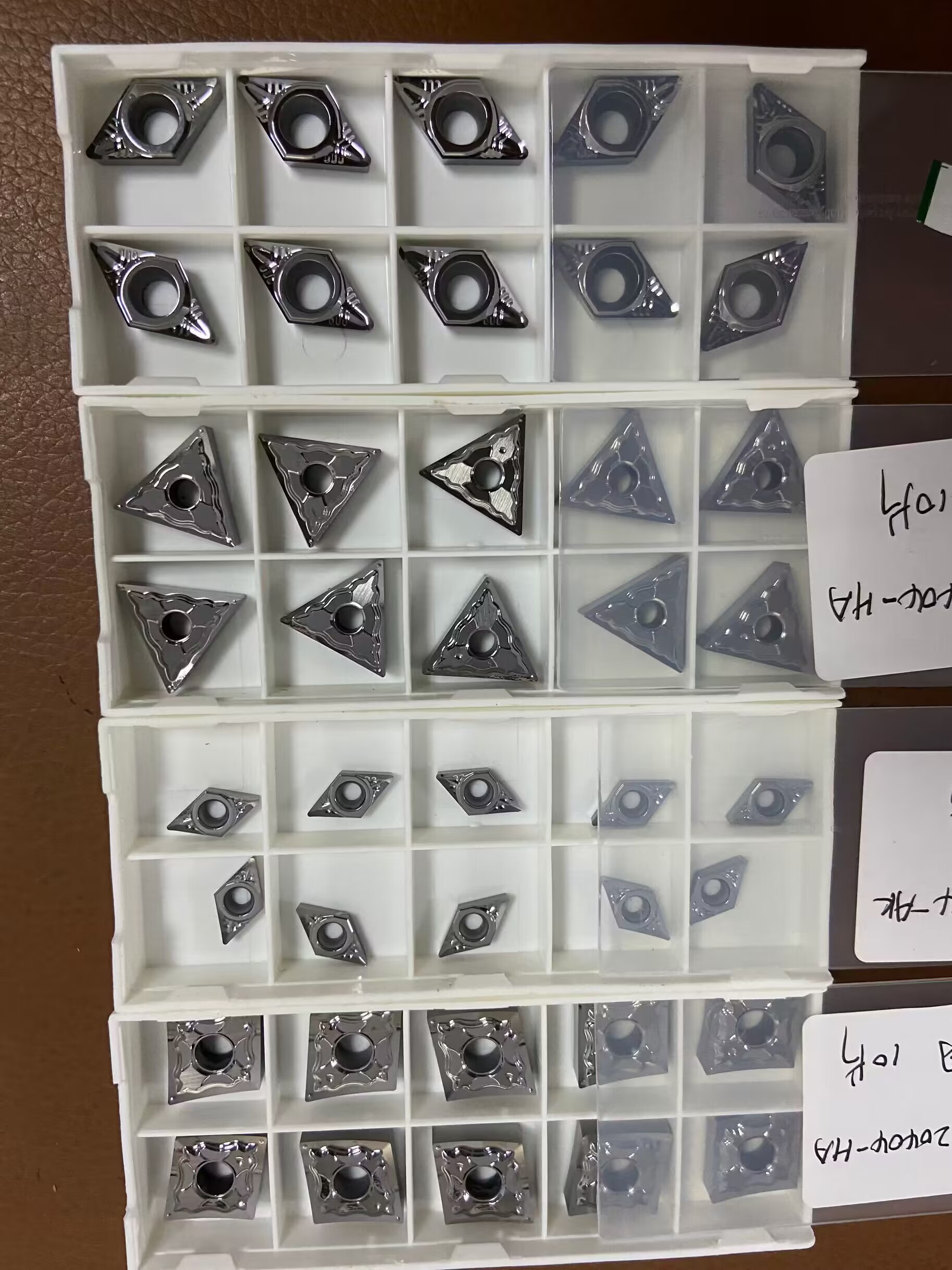 Tungsten Carbide CNC Aluminum Cutting Inserts Milling Polished Coating