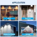 3CCT Adjustable Wall Pack LED Outdoor Lights 100W Waterproof