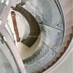 3-15mm Thickness Curved Tempered Glass Panel for Indoor Outdoor QJY-TG