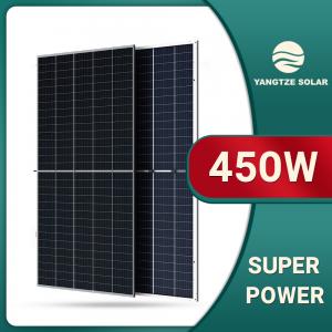 China 9BB 450W PV Bifacial Module Solar Panel 144Cells New Technology For Roof on sale