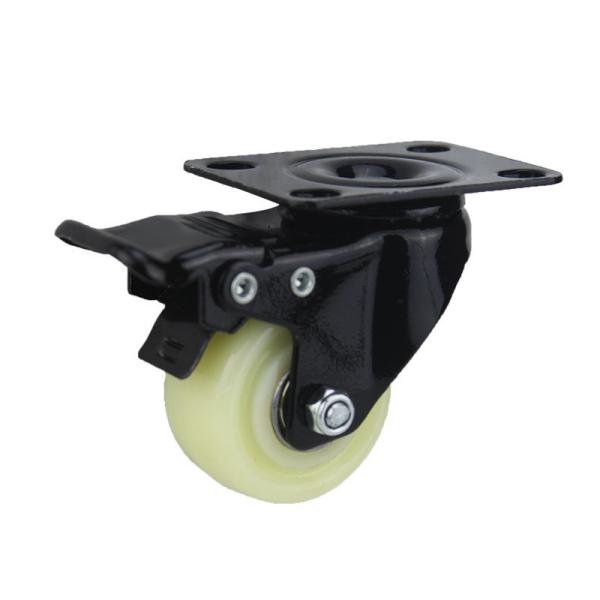 Installation Height 103mm/128mm/155mm Shock Absorbing Caster Wheel Spring Loaded