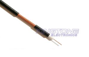 China 20 AWG CCS RG59 CCTV Coaxial Cable 95% CCA Braiding PVC Jacket for Security Camera wholesale