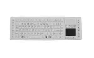 China Rugged Touchpad Silicone Industrial Desktop Keyboard For Hygienic wholesale