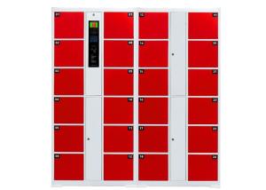 China Intelligent Parcel Smart package Storage Locker Barcode Steel Smart Electronic Locker wholesale