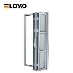 China Custom Balcony Aluminum Folding Door Frame Southwestern Folding Patio Glass Doors For Villa Rooms wholesale