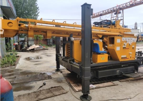 330m Crawler Pneumatic Rotary Water Well Drilling Rig Air Compressor Water Well