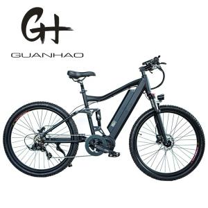 China 26&quot; ALLOY Suspension Ebike 750W/1000w Fat Tire Electric Mountain Bike for All Weather wholesale