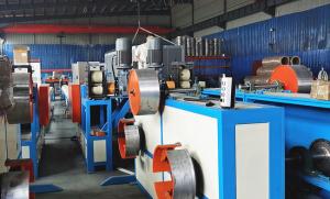 China Concrete Nail Making Machine Wires Flattening And Gluing Brad wholesale