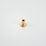No Deformation D17mm Metal Machining Parts Valve Sleeve Copper