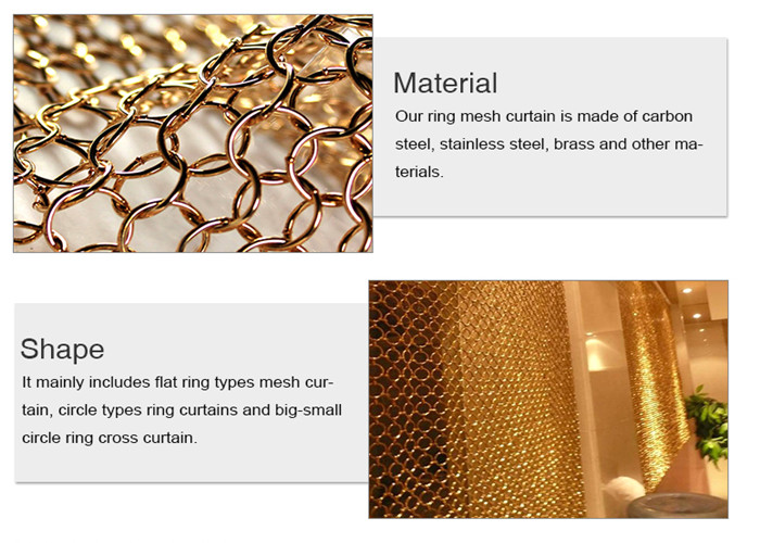 Shockproof Chain Link Curtain 304